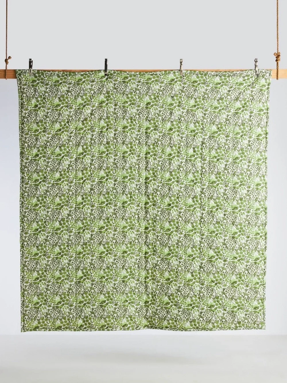 Anthropologie The Printed Textured Cotton Quilt Collection, Full